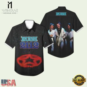 Rush Music Band 2112 Album Black Hawaiian Shirt