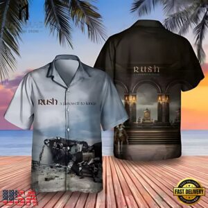 Rush Rock Band A Farewell To Kings Album Summer Hawaiian Shirt