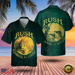 Rush Rock Band Caress Of Steel Summer Hawaiian Shirt
