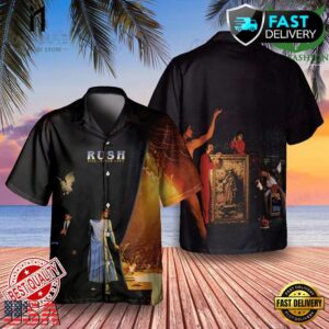 Rush Rock Band Exit Stage Left Hawaiian Shirt