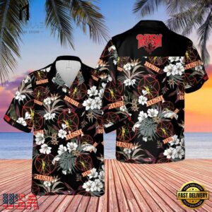 Rush Rock Band Floral Spirit of Radio Hawaiian Shirt