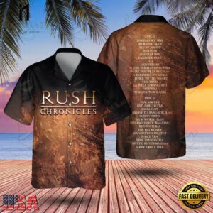 Rush Rock Band Great Chronicles Hawaiian Shirt