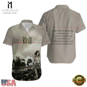 Rush Rock Band Permanent Waves Hawaiian Shirt