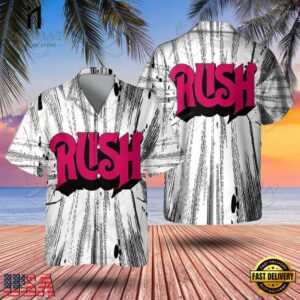 Rush Rock Band Retro Logo Classic Hawaiian Shirt