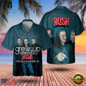 Rush Rock Band The Cool Ones Hawaiian Shirt