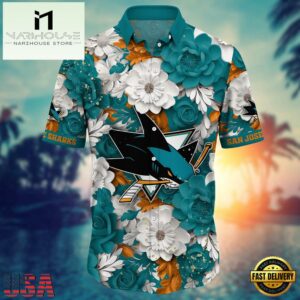 San Jose Sharks NHL Hawaiian Shirt