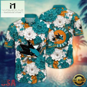 San Jose Sharks NHL Hawaiian Shirt