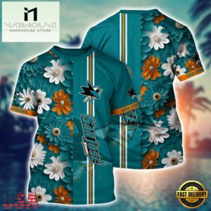 San Jose Sharks NHL Team 3D Unisex T Shirt