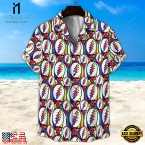 Seamless Grateful Dead All Over Print 3D Unisex Hawaiian Shirt