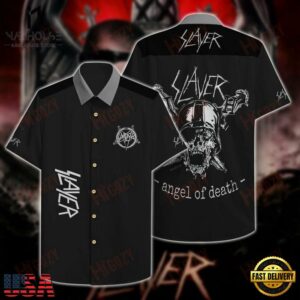 Slayer Music Band Angel Of Death 3D Print Hawaiian Shirt