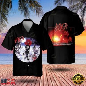 Slayer Music Band Live Undead 3D Print Hawaiian Shirt