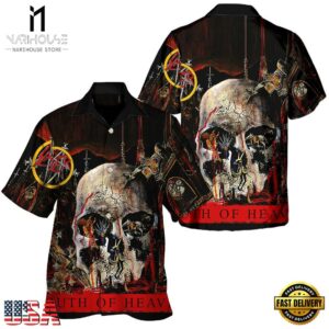 Slayer Music Band South Of Heaven 3D Print Hawaiian Shirt