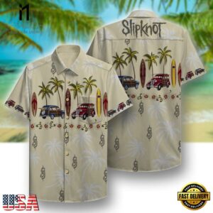 Slipknot Rock Band Beach Pattern Summer Hawaiian Shirt