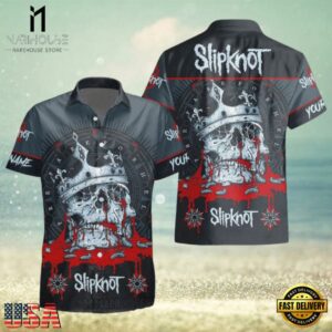 Slipknot Rock Band Blood Crown Summer Hawaiian Shirt