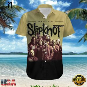Slipknot Rock Band Europe Tour 2025 Summer Hawaiian Shirt