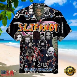 Slipknot Rock Band Fall In Love With Summer Hawaiian Shirt