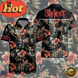 Slipknot Rock Band Floral Carnage Summer Hawaiian Shirt