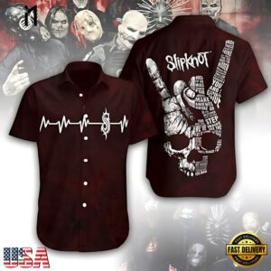 Slipknot Rock Band Heartbeat Summer Hawaiian Shirt