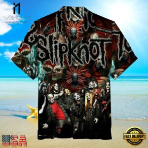 Slipknot Rock Band Mask Madness Summer Hawaiian Shirt