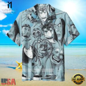 Slipknot Rock Band Masked Faces Summer Hawaiian Shirt