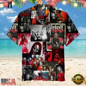 Slipknot Rock Band Masked Legends Summer Hawaiian Shirt