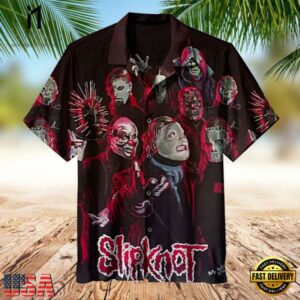 Slipknot Rock Band Masked Mayhem Summer Hawaiian Shirt