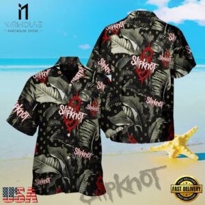 Slipknot Rock Band Midnight Leaves Summer Hawaiian Shirt