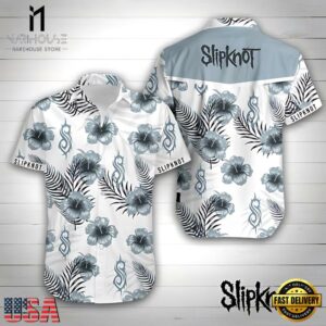 Slipknot Rock Band Monochrome Mayhem Aloha Shirt