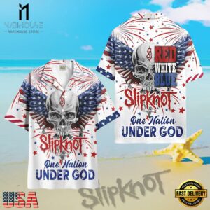 Slipknot Rock Band One Nation Under God Summer Hawaiian Shirt
