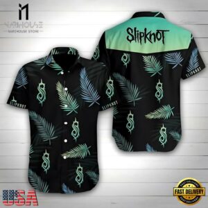 Slipknot Rock Band Palm Shadows Summer Hawaiian Shirt