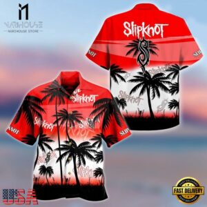 Slipknot Rock Band Palm Tree Sunset Summer Hawaiian Shirt