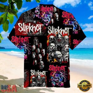 Slipknot Rock Band Prepare For Hell Tour Europe Summer Hawaiian Shirt