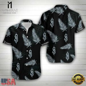 Slipknot Rock Band Tropical Black Summer Hawaiian Shirt