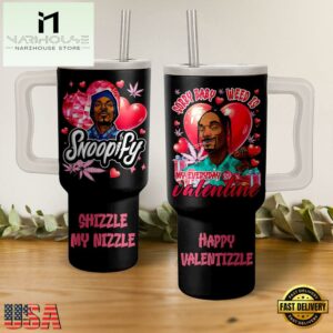 Snoop Dogg Funny Valentine Stainless Steel Tumbler 40Oz With Handle