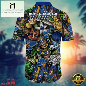 St. Louis Blues NHL Summer Hawaiian Shirt