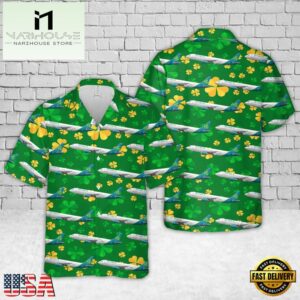 St. Patrick's Day, Aer Lingus St Caimin Airbus Hawaiian Shirt