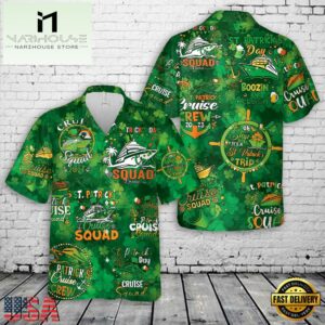 St Patrick's Day Cruise Squad Hawaiian Shirt