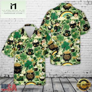 St Patrick's Day Seamless Hawaiian Shirt