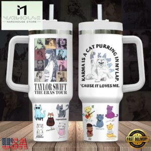 Taylor Swift 40oz Stanley Tumbler - Trending New Tumbler