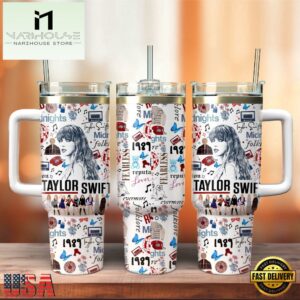 Taylor Swift Music Midnights Tumbler 40oz With Handle