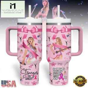 Taylor Swift Music Tumbler 40oz With Handle