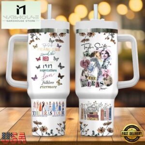Taylor Swift The Eras Tour 3D 40oz Stanley Tumbler