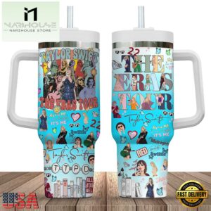 Taylor Swift The Eras Tour Tumbler 40oz With Handle