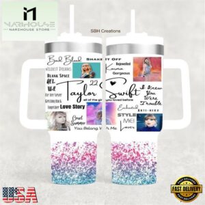 Taylor Swift Tour 2024 40 OZ Stanley Tumbler