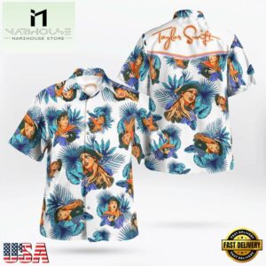 Taylor Swift Tropical Hawaiian Shirt