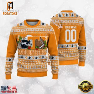 Tennessee Volunteers Logo Football NCAA Ugly Christmas Sweater