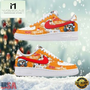 Tennessee Volunteers Merry Christmas Air Force 1 Shoes
