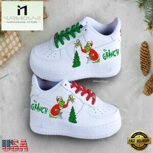 The Grinch X-mas Air Force 1 Shoes Gift For Men Women