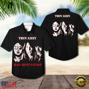 Thin Lizzy Rock Band Bad Reputation Hawaiian Shirt