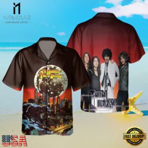Thin Lizzy Rock Band Nightlife Album Hawaiian Shirt